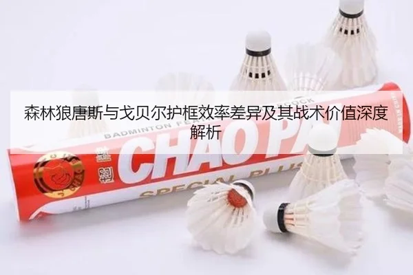 森林狼唐斯与戈贝尔护框效率差异及其战术价值深度解析